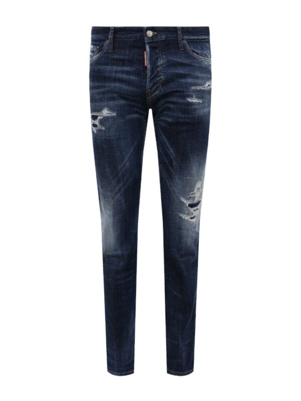 Dsquared² Blue Cotton Jeans & Pant