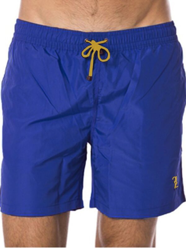 Billionaire Italian Couture Blue Polyester Men's Swim Trunk