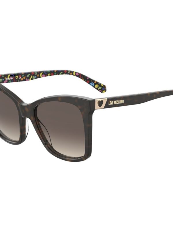 Love Moschino Brown Acetate Sunglasses