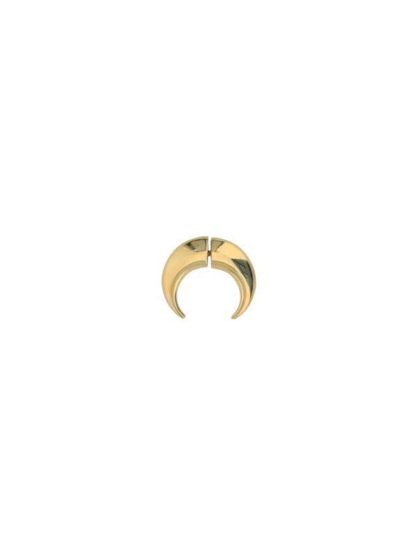 Marine Serre Crescent Moon Earring