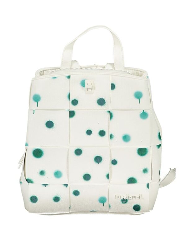 Desigual White Polyethylene Backpack