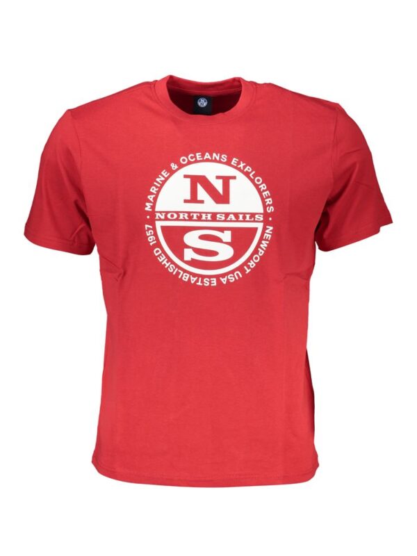 North Sails Red Cotton T-Shirt