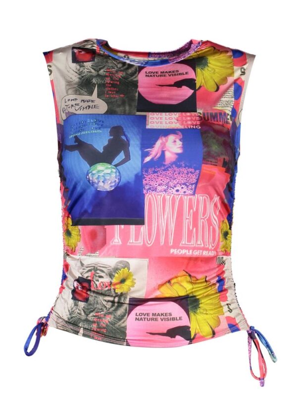 Desigual Blue Acetate Women Top
