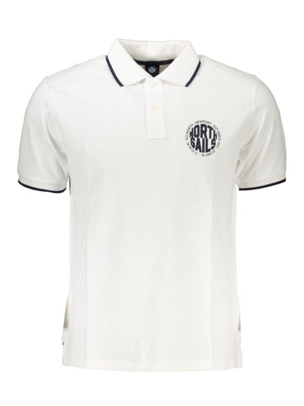North Sails White Cotton Polo Shirt