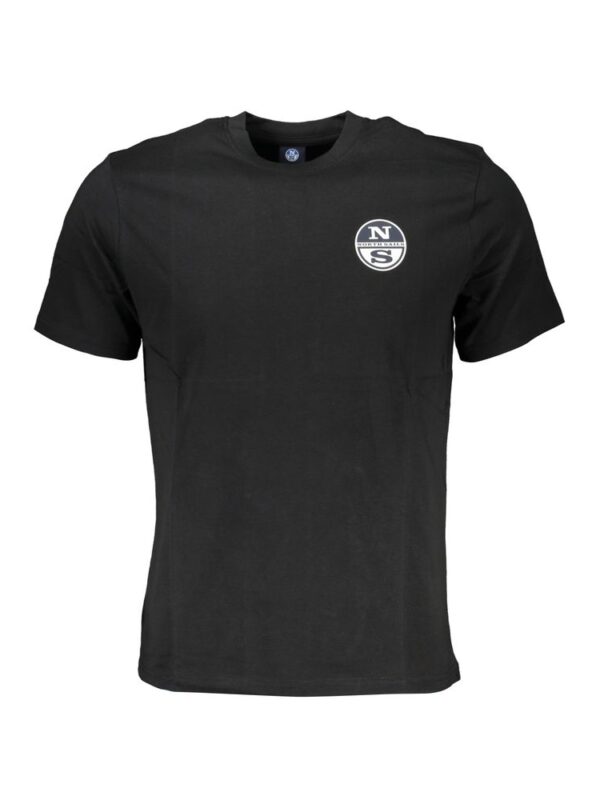 North Sails Black Cotton T-Shirt