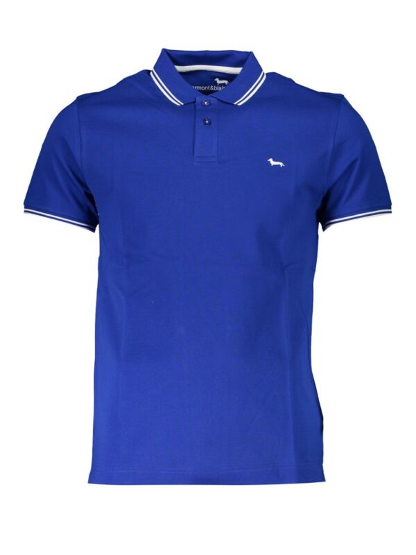 Harmont & Blaine Sleek Short Sleeved Contrast Polo