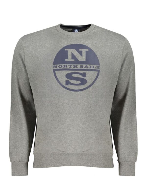 North Sails Brown Cotton Men Sweater