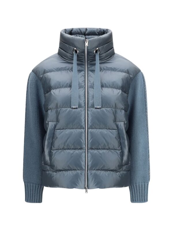 Herno Down Jacket with wool sleeves
