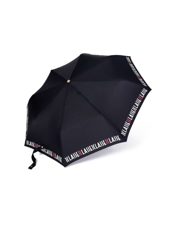 Alviero Martini Prima Classe Black Nylon Umbrella