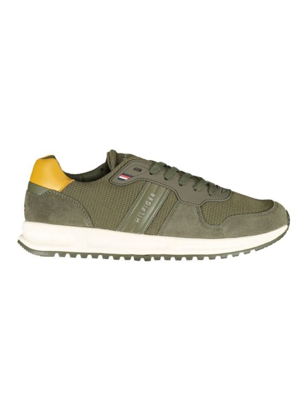 Tommy Hilfiger Green Polyester Sneaker