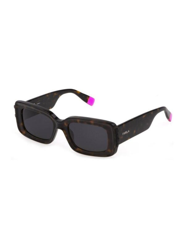 Furla Brown Plastic Sunglasses