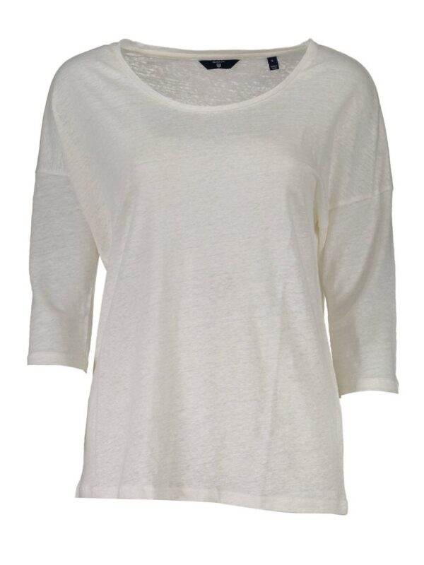 Gant White Linen Tops & T-Shirt