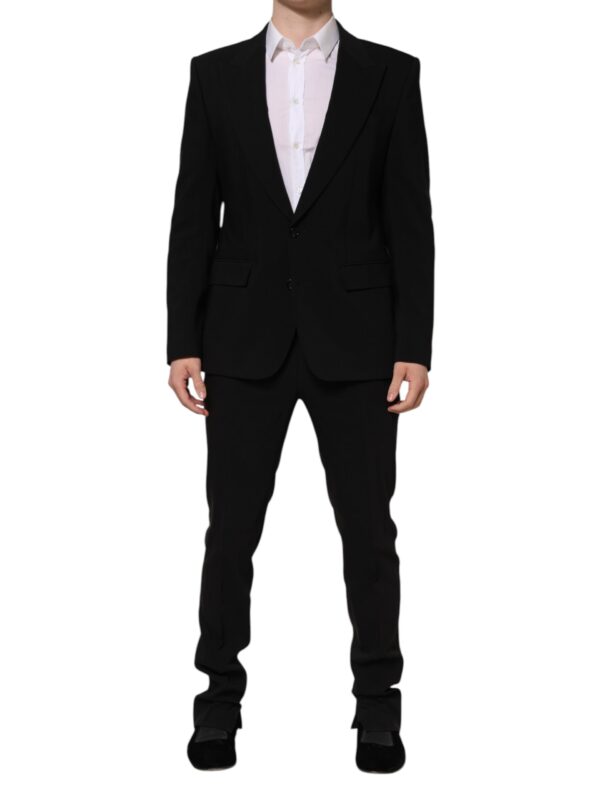 Dolce & Gabbana Black MARTINI Single Breasted 2 Piece Suit