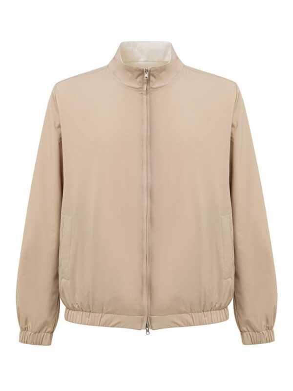 Gran Sasso Beige Polyester Jackets & Coat
