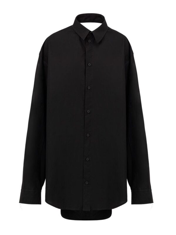 Balenciaga Black Cotton Long