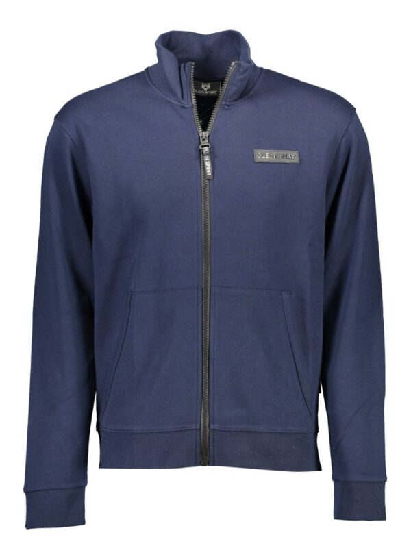 Plein Sport Blue Cotton Sweater