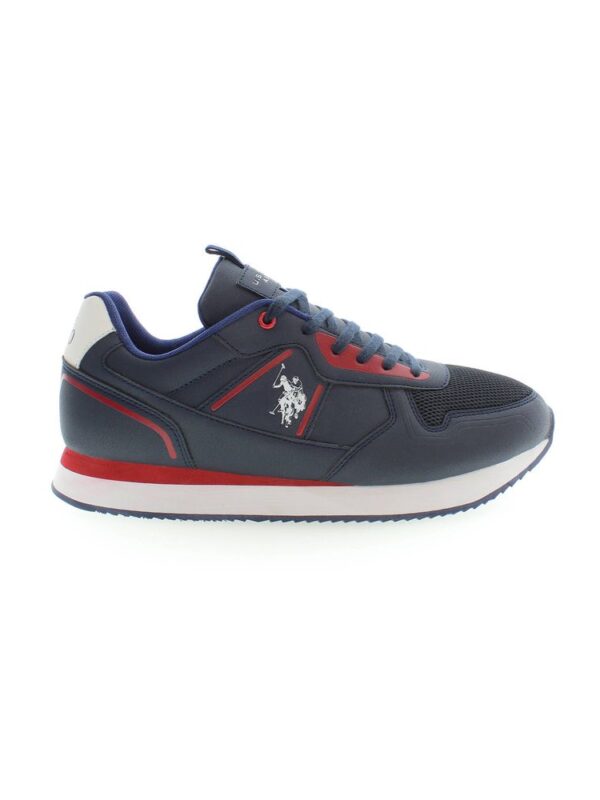 U.S. POLO ASSN. Blue Polyester Sneaker