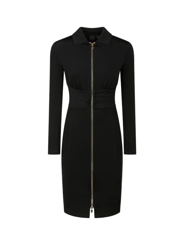 PINKO Black Viscose Dress