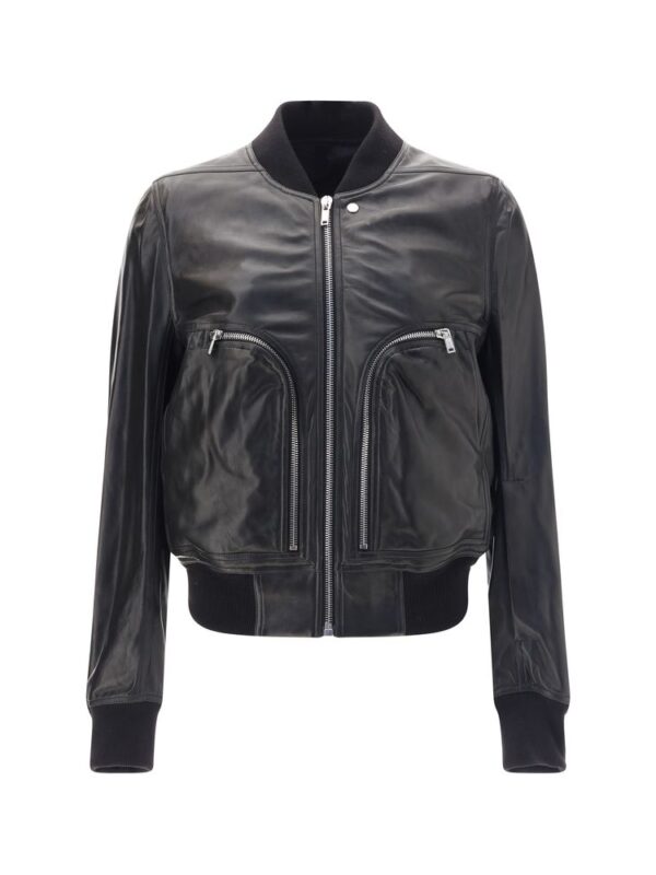 Rick Owens Bauhaus Flight Leather Jacket