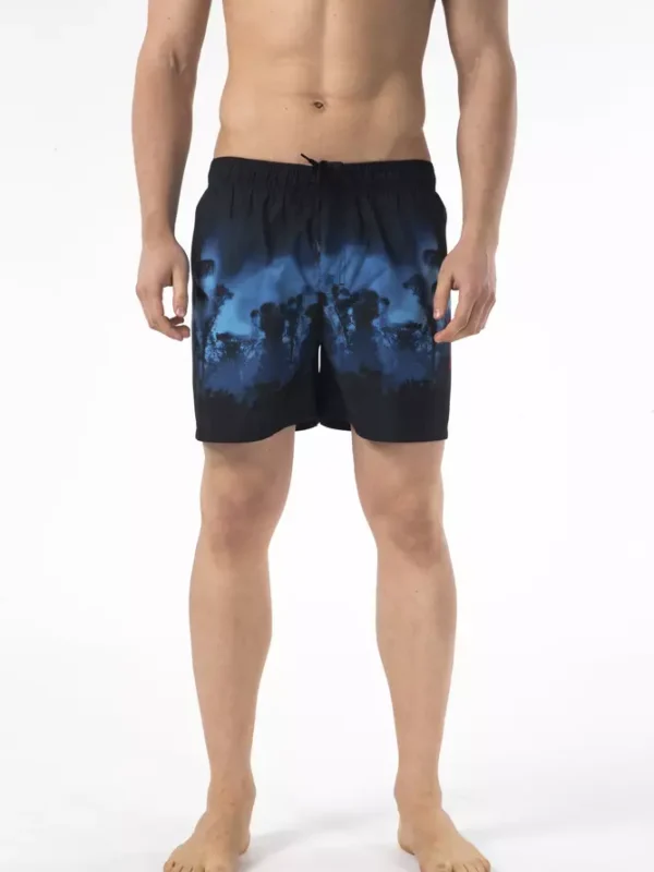 Just Cavalli Black Polyester Men Swimwear