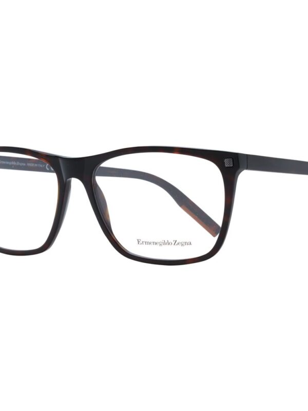 Ermenegildo Zegna Brown Men Optical Frames