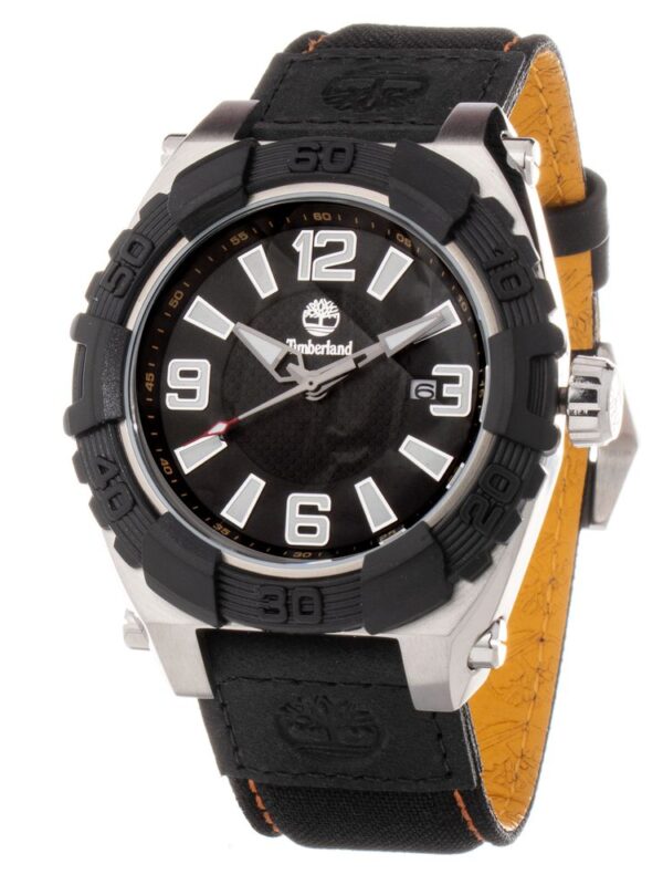 Timberland Black Leather Watch