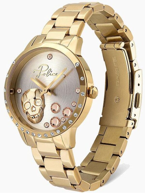 Police Gold Stainless Steel Watch