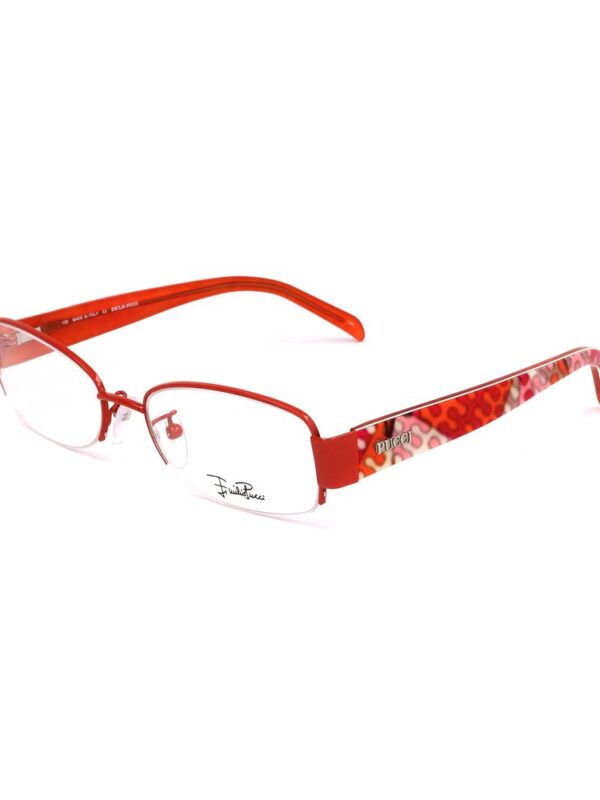 Emilio Pucci Orange Metal Frames