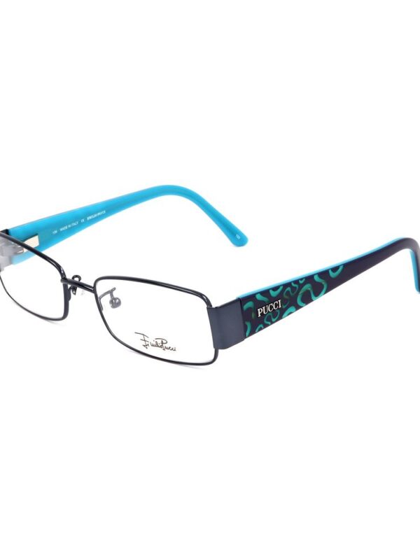 Emilio Pucci Blue Metal Frames