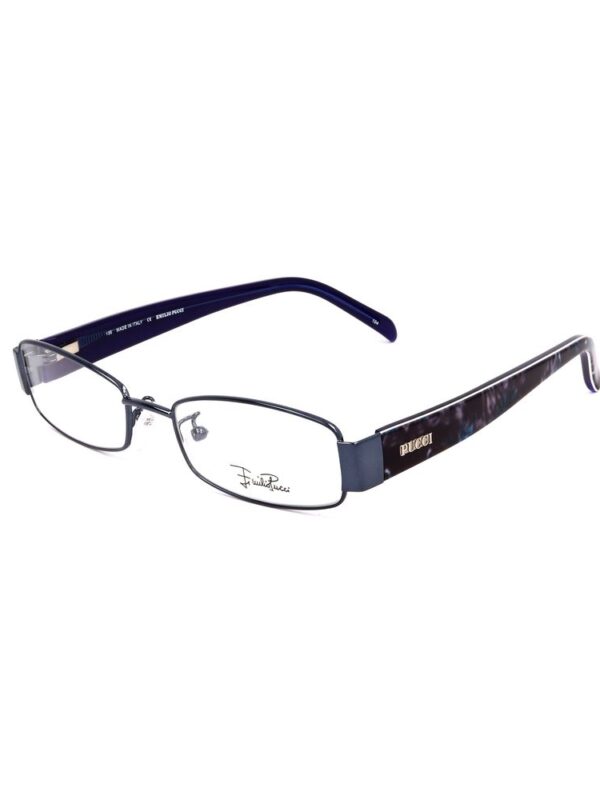 Emilio Pucci Blue Metal Frames