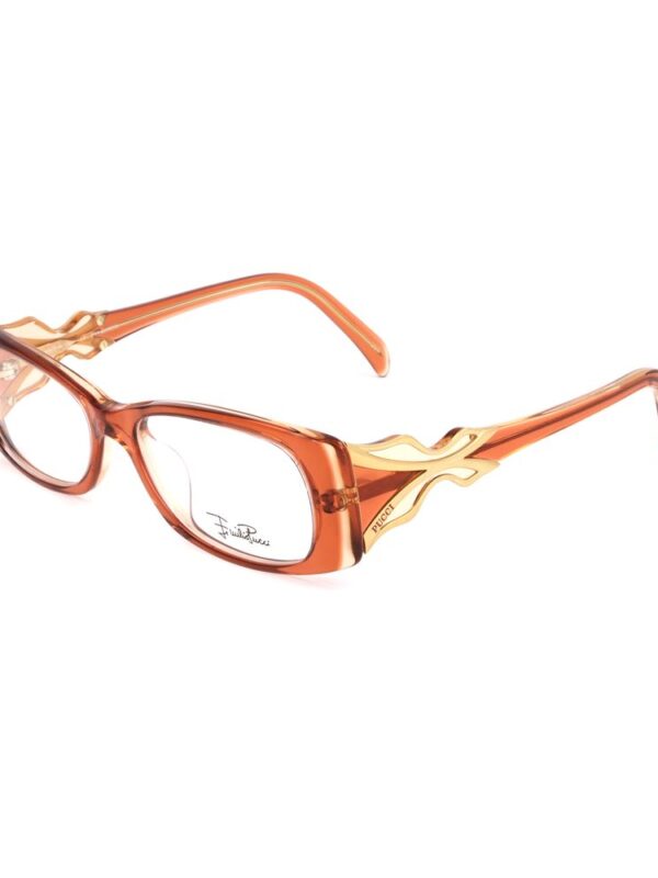 Emilio Pucci Orange Plastic Frames