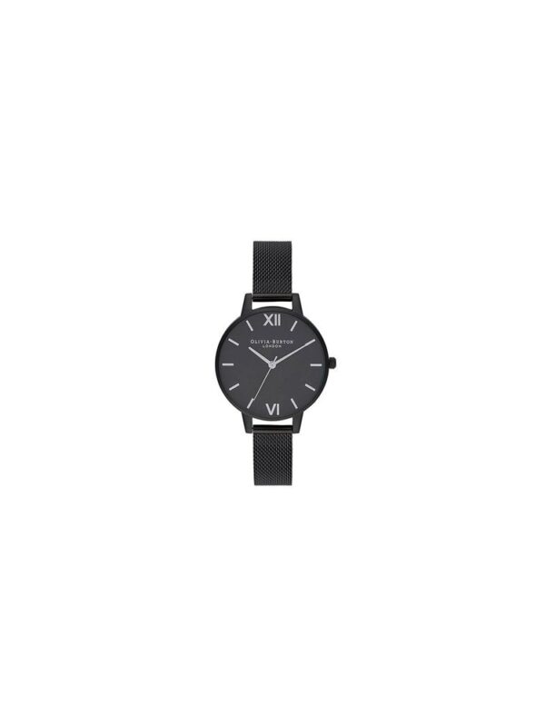 Olivia Burton Black Stainless Steel Watch