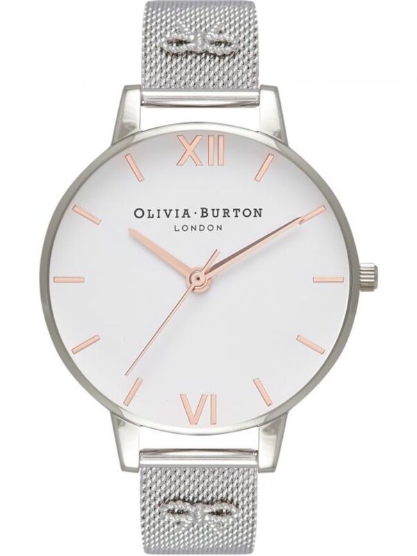 Olivia Burton Silver Stainless Steel Watch
