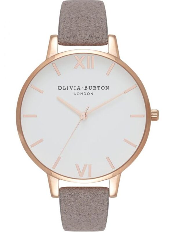 Olivia Burton Gray Artificial Leather Watch