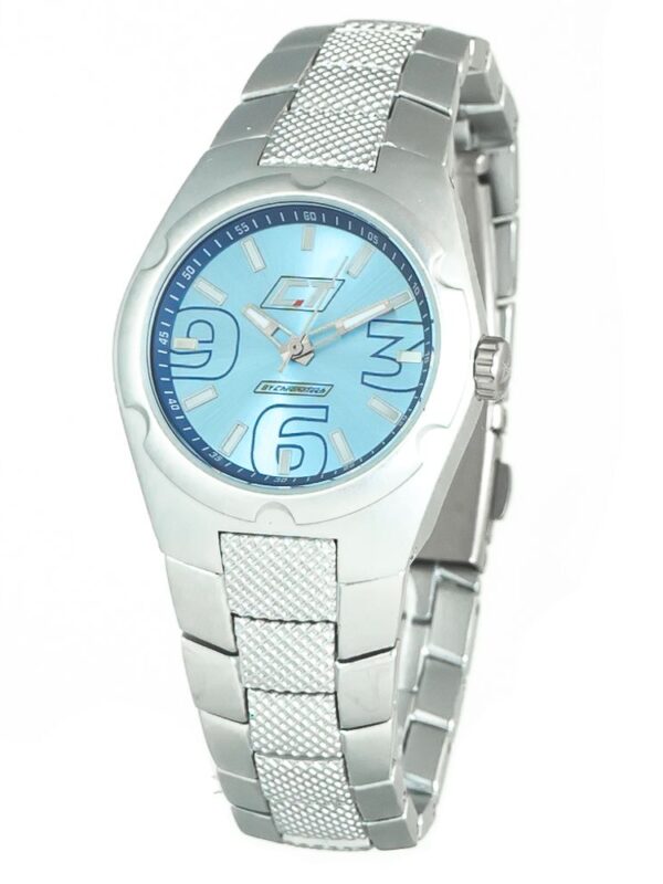Chronotech Silver Stainless Steel Watch
