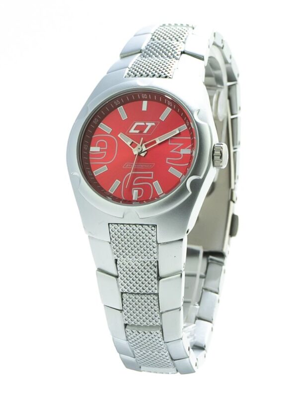 Chronotech Silver Stainless Steel Watch