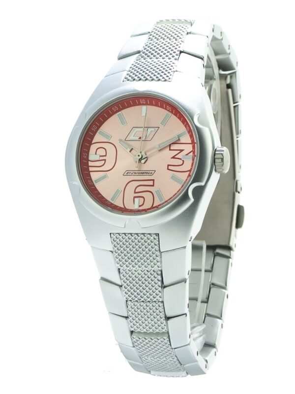 Chronotech Silver Polycarbonate Watch