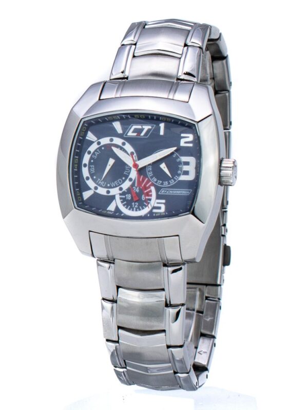 Chronotech Silver Stainless Steel Watch