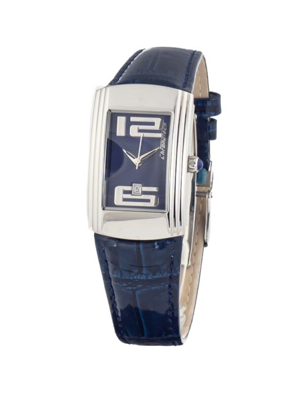Chronotech Blue Leather Watch