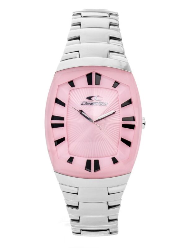 Chronotech Silver Stainless Steel Watch