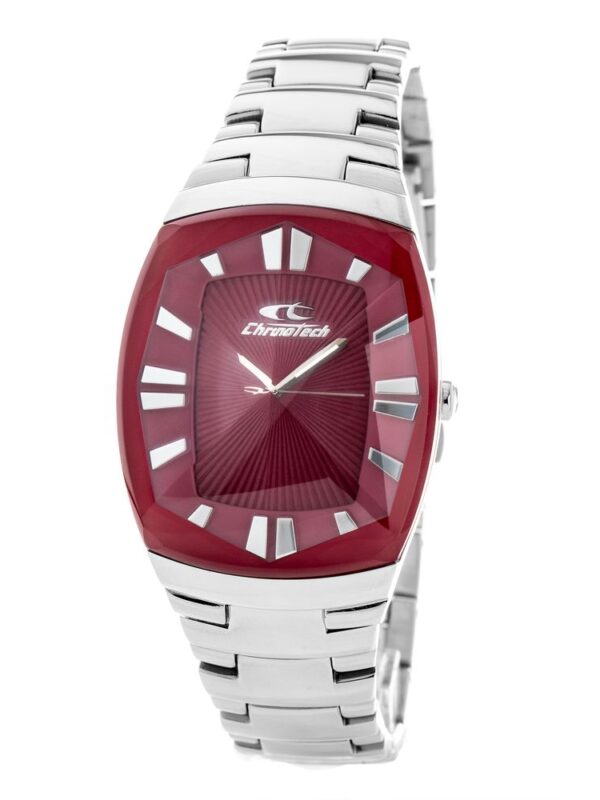 Chronotech Silver Stainless Steel Watch