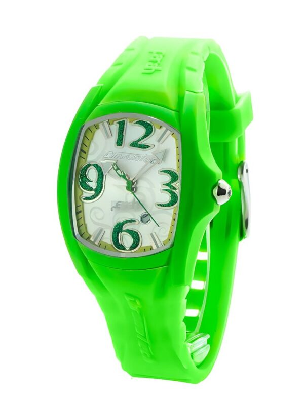 Chronotech Green Rubber Watch
