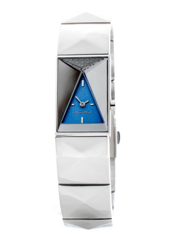 Chronotech Silver Stainless Steel Watch