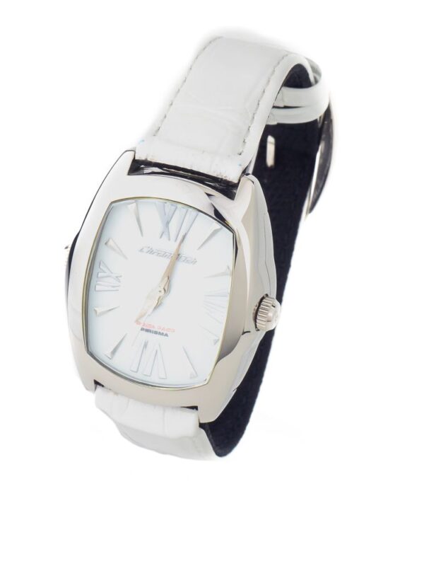 Chronotech Black Leather Watch