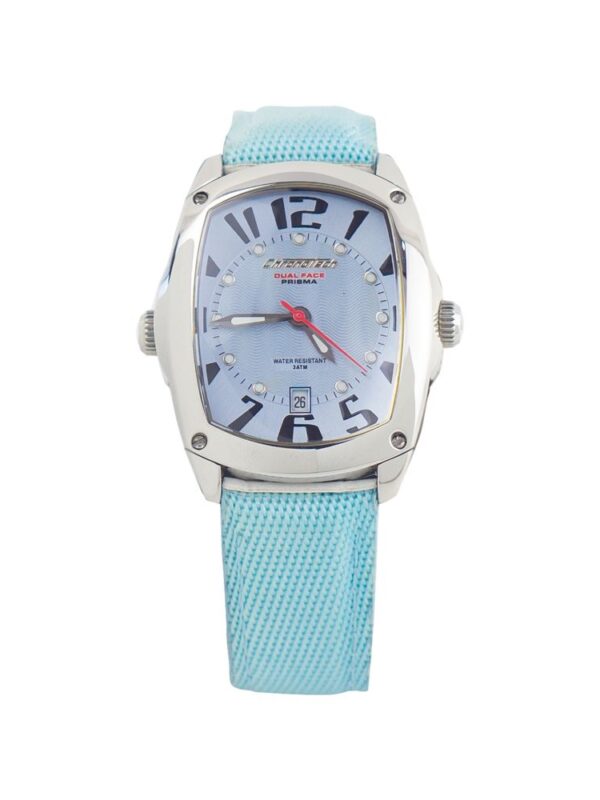 Chronotech Blue Leather Watch