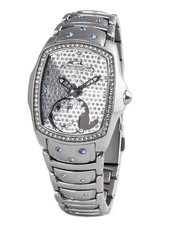 Chronotech Silver Stainless Steel Watch