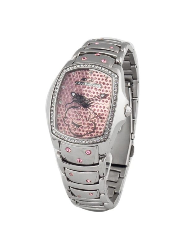Chronotech Silver Stainless Steel Watch