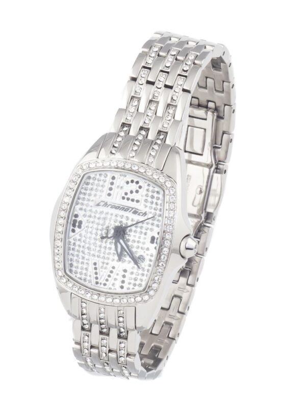 Chronotech Silver Stainless Steel Watch