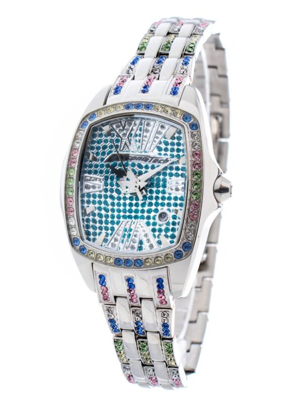 Chronotech Silver Stainless Steel Watch
