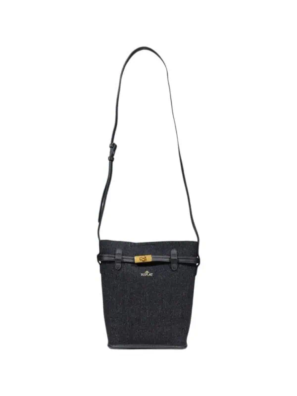 Black designer shoulder bag with adjustable strap and gold hardware, perfect for luxury fashion statements.